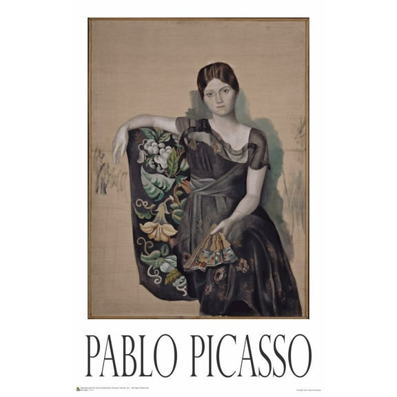 Pablo Picasso - Portrait d'Olga Dans un Fauteuil Poster 11" x 17"