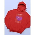 thumbnail image 3 of Flying 3D Smiles Techno Style Hoodie Women -Image by Shutterstock, Female Large, 3 of 4