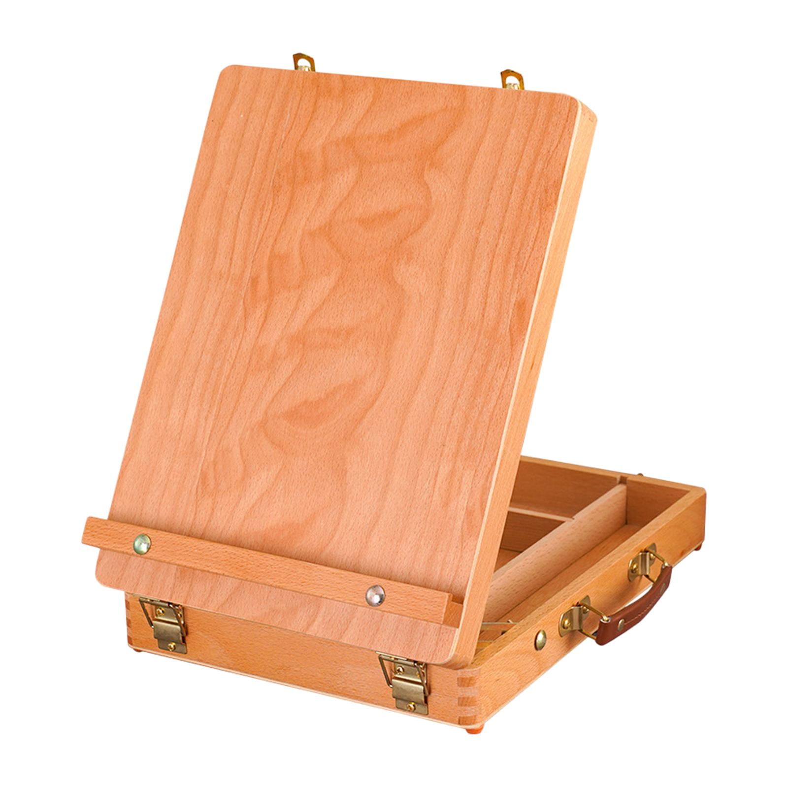 Adjustable Wood Table Easel, Premium Portable Wooden Desktop