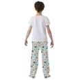 thumbnail image 3 of Butterfly Flowers Leaves Pajama Pants Soft and Lightweight Elastic Waistband Pajama Pants, 3 of 8