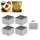 thumbnail image 3 of Anillo De Tarta De Muffin, Utensilios Para Hornear De Acero Inoxidable, Anillos Redondos De Bollo De Mousse Sin Soldadura, Juego De Molde De Anillo De Tarta De Muffin Para Hotel,, 3 of 8