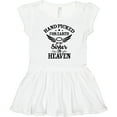 thumbnail image 3 of Inktastic Handpicked for Earth By My Sister in Heaven with Angel Wings Girls Toddler Dress, 3 of 5