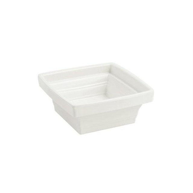 Bon Chef 53109IVORY 5.25 x 5.25 x 2.25 in. Americana Square 1 quart Bowl, Ivory