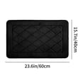 thumbnail image 3 of sruoe Bath Mat Rugs, Bath Mats for Bathroom Floor, Extra Absorbent Quick Dry Bathroom Mats, Washable Bath Rugs and Mats, Bath Carpet for Shower, Polyester, Black, 3 of 6