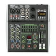 thumbnail image 2 of Mixeur Audio 4/6 Canaux Individuel 48V Phantom Power E 99 DSP Effets USB Lecture Ordinateur Podcast, 2 of 7