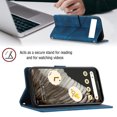 thumbnail image 4 of Compatible with Google Pixel 7A Classic Embossed PU Leather Case with Card Holder Shockproof Cover, 4 of 5