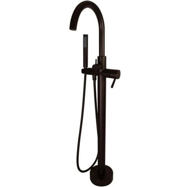 Westbrass DF02043-12 Free Standing Tub Filler with HS, Oil Rubbed Bronze