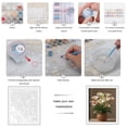 thumbnail image 3 of Paint By Numbers Kit for Adults Beginner - DIY Elegant Floral Arrangement Pot Canvas Painting Kits for Adults, Frameless Paint By Number for Adults for Home Wall Decor 16x20 Inch, 3 of 7
