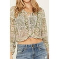 thumbnail image 3 of Shyanne Women's Long Sleeve Print Woven Tunic - SWSU23W7 Medium  US, 3 of 4