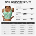 thumbnail image 4 of Kdxio Cute Alpaca 1 Print Workout Crop Tank Top for Women Racerback Yoga Tank Tops Athletic Sports Shirts Exercise Undershirts, 4 of 5