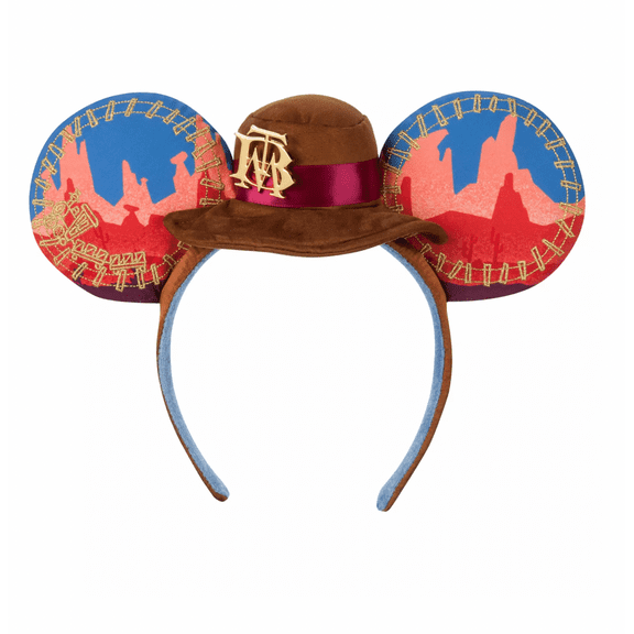 Disney Mickey Mouse The Main Attraction Big Thunder Mountain Railroad Ear Headband - Brown