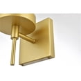 thumbnail image 6 of Living District Benny 1-Light Iron & Glass Bath Sconce in Brass/Clear, 6 of 12