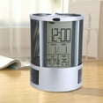 thumbnail image 5 of Osdhezcn Digital LCD Desk ALarm Clock & Mesh Rulers Pen Pencil Holder for Time Temp Calen, 5 of 10