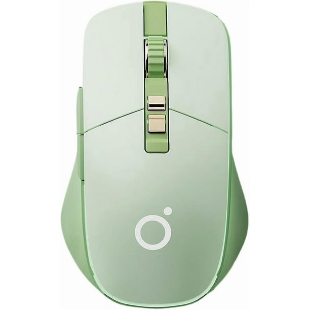 Wireless Gaming Mouse Tri-Mode 2.4Ghz/Bluetooth 5.0/Wired USB-C with RGB LED Backlit 5-Level DPI Rechargeable Ergonomic Silent Optical Mice for iMac/M