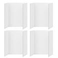 thumbnail image 2 of Sioweci 4Pcs Tri-Fold Poster Boards Small White Presentation Boards Corrugated Display Board Business Display Trifold Panel 4pcs 35cm, 2 of 11