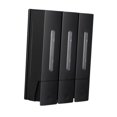 thumbnail image 1 of Dispensador de champú, elegante dispensador de loción para ducha, dispensador de jabón de pared Negro, 1 of 9