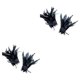 thumbnail image 1 of Sonducket Feather Wrist Cuffs Feather Bracelet for Accessories  Party Cosplay Costume 2piezas Negro, 1 of 1