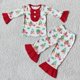 thumbnail image 2 of Conjunto de ropa de dormir de invierno para niños y niñas, conjunto de ropa de dormir con mangas Rojas, camisa de coche de árbol, pantalones con volantes, conjunto de pijamas, venta al por mayor, 2 of 2