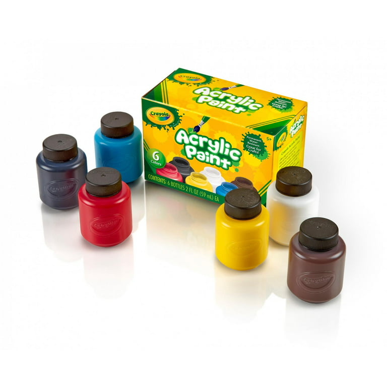 Crayola Artista II Liquid Washable Tempera - Set of 12 colors, 16 oz  bottles