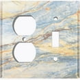thumbnail image 4 of Metal Light Switch Plate Outlet Cover (Image of Marble Blue MAR014), 4 of 13