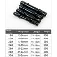 thumbnail image 6 of Metal Spinner Reel Seat for Fishing Rod Building, 12-26mm Inner Diameter, Black, 15-16cm Length, 6 of 7