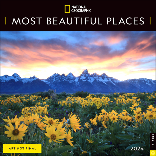 National Geographic Most Beautiful Places 2024 Wall Calendar Calendar Walmart