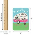thumbnail image 5 of Big Dot of Happiness Let’s Go Glamping - Bingo Cards and Markers - Camp Glamp Party or Birthday Party Bingo Game - Set of 18, 5 of 5