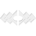 thumbnail image 2 of 26"W x 17 3/8"H x 6"ID x 8"C x 1"P Zoe Architectural Grade PVC Contemporary Ceiling Medallion, Two Piece, 2 of 11