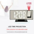 thumbnail image 2 of LED Miroir Électronique Horloge Automatique Ajuster la Conception de la Luminosité Appropriée pour Table de Chevet, 2 of 5