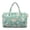 Daisy Floral Print, variant on Large Sage Green Tropical Floral Quilted Duffle Bag for Women, Weekender Travel Bag Carry On Tote with Zipper Pockets for Gym, Overnight Trips & Dance