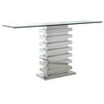 thumbnail image 1 of Canadian Falcon Console Table 64" L Stainless Steel Finish, 1 of 3
