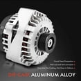thumbnail image 4 of A-Premium Alternator Compatible with Toyota Corolla 1998-2002 & Chevrolet Prizm 1998-2002, 80Amp 12V Clockwise 6-Groove Pulley, Replace# 101211-9960, 270600D010, 4 of 9