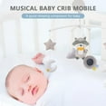 thumbnail image 2 of Pristin Crib Mobile,Infant Bed Decoration Mobile Infant Bed Crib Mobile Musical Baby Crib Toy Arealer Decoration Easy Installation, 2 of 6