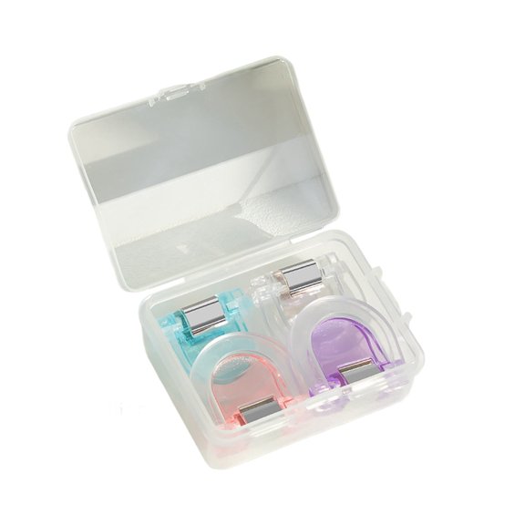 YongCo 4/12Pcs Clear Colored Paper Clip File Clamps Food Bag Clip Horseshoe Paper Clamp