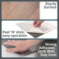 thumbnail image 4 of Art3d 30 Pcs Peel and Stick Vinyl Floor Tiles, 12" x 12" Self Adhesive Waterproof Wood Flooring Tile for Home Decor,Kitchen,Cover 30 Sq.ft, Brown, 4 of 8