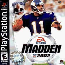 Madden NFL 2002- Playstation PS1 (Refurbished)