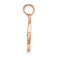 thumbnail image 2 of Diamond2Deal 14K Rose Gold Block Letter Q Initial Pendant for Women, 2 of 5