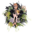 thumbnail image 2 of Adorno de corona de Halloween para colgar en la pared para puerta de entrada, decoración del hogar, regalo, corona de momia, corona artificial para, 2 of 9