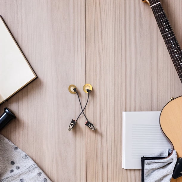 MERRYHAPY 2Ud Accesorio Pickup Para Kalimba Con Micrófono Piezo Y De Fácil Adhesión Multiinstrumento
