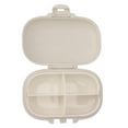thumbnail image 2 of Boîte de Planification de Médicament de Division Portable Design Instantané Récipient de Support de Médicament Quotidien, 4 Compartiments, Fermeture à Pression Sécurisée, Rappel Durable, Pratique, Pratique, 2 of 8