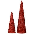 thumbnail image 2 of Regency International 12/18" Glamour Sequin Tree, Set of 2, Red, 2 of 3