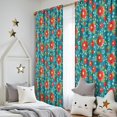 thumbnail image 5 of Pioneer Flower Floral Print Pattern Teens Curtains,Teens Insulated Curtains Set Of 2,Bedroom Essentials,Toddler Room Decor 52"x84", 5 of 5