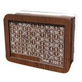 thumbnail image 3 of Retro Money Box Japanese Piggy Bank with Counter Coin Boxes Wooden Children Piggy Bank Budget,1000, 3 of 5