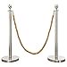 thumbnail image 3 of Mirror Crown Top Rope Stanchion in 3 pcs Set, VIP Crowd Control (72" Hemp Braided), 3 of 4