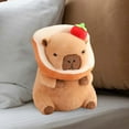 thumbnail image 6 of Kokiya Capybara Plush Toy Cute Capybara Stuffed Animal 30cm Comfortable Kids Room Decor bread light brown, 6 of 9