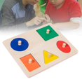 thumbnail image 4 of Wood Shape Puzzles Memory Games Learning Puzzle for Game Match Geometric square, 4 of 9