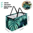 thumbnail image 2 of Tropical Jungle Palm Leaves Reusable Foldable Oxford Cloth Collapsible Easter Basket Storage Bin Bag with Large Capacity, 2 of 7