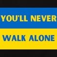 thumbnail image 3 of CafePress - You'Ll Never Walk Alone Pro Ukraine T Shirt - Women's Traditional Fit Dark T-Shirt, 3 of 4