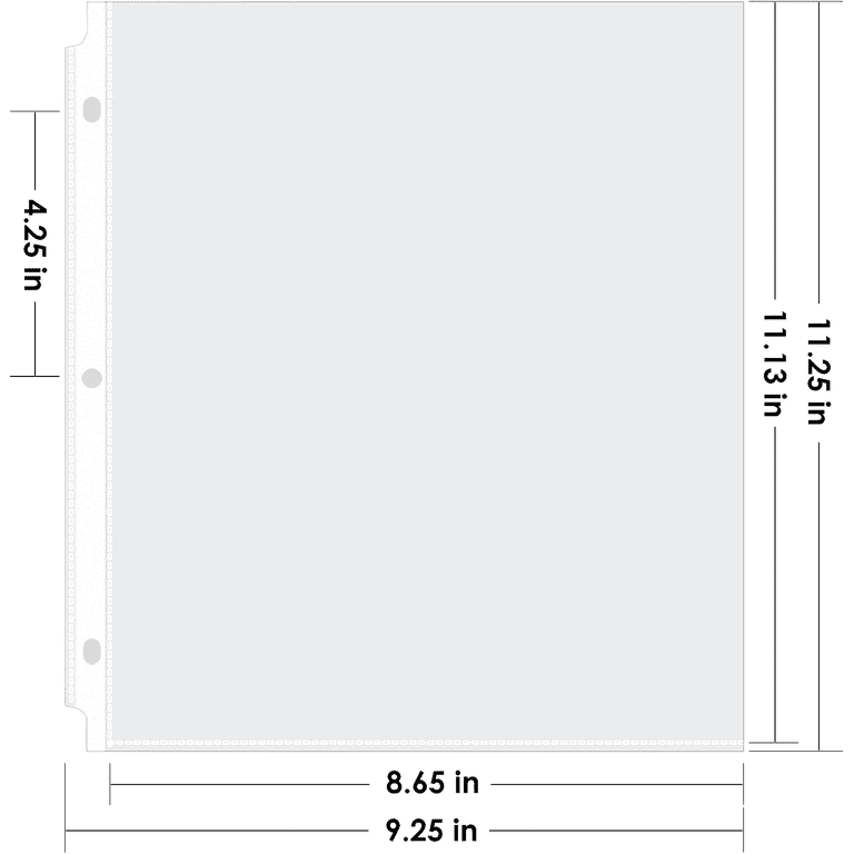 MaxGear Sheet Protectors, 500 Count, Clear, Letter Size photo 4