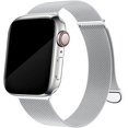thumbnail image 2 of Correa de reloj para Apple Watch ULTRA, SE, Series 9, 8, 7, 6, 5, 4, 3, 2, 1 Tamaños 42 mm 44 mm 45 mm 49 mm Correa de malla milanesa de acero inoxidable de primera calidad Cierre magnético Rojo Verde Cocina, Decoración y Otros, 2 of 4